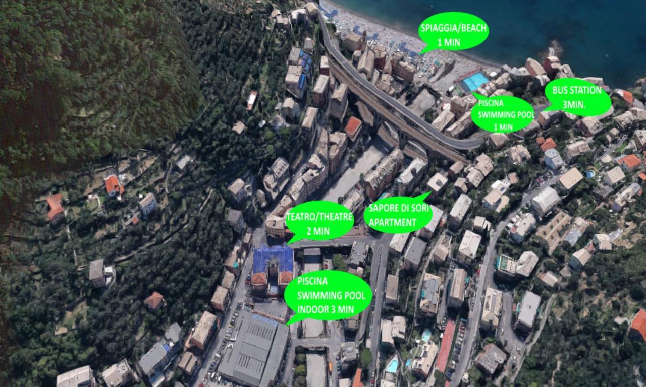 Sapore Di Sori New Apartment ภายนอก รูปภาพ
